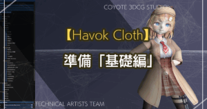 【Havok Cloth】準備編 (基礎)